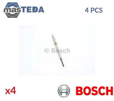 0 250 403 001 ENGINE GLOW PLUGS BOSCH 4PCS FOR VOLVO V70 III,S80 II,S60 II - Image 1 of 4