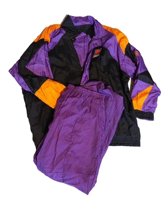 VTG 90's Starter Phoenix Suns Windbreaker Jacket Pants Men’s SET Reversible 2XL - Image 1 of 4