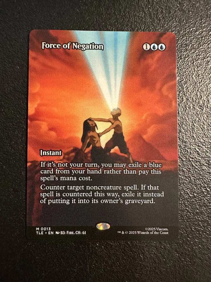MTG Force of Negation Avatar: The Last Airbender Borderless (Non-Foil) NM Card - Image 1 of 4