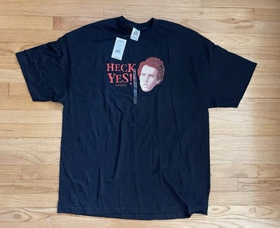 Camiseta Napoleon Dynamite 2005 “Heck Yes” talla 2XL negra Foto 1 de 4