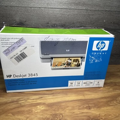 HP Deskjet 3845 Color Inkjet Desktop Photo-Quality 4800 DPI Printer New Open Box - Image 1 of 4
