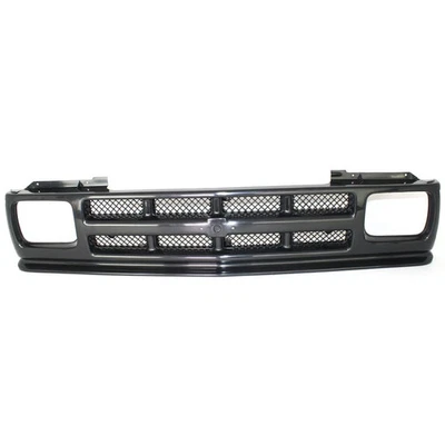 Grille For 1991-93 Chevrolet S10 1991-94 S10 Blazer Textured Black Shell Insert - Image 1 of 4