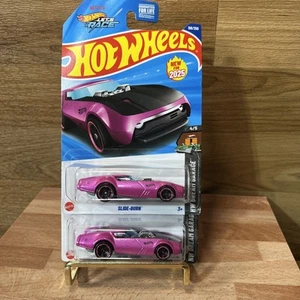HOT WHEELS HW Dream Garage Bundle 2 Count - Slide-Burn in Pink #108 (2025) - Picture 1 of 5