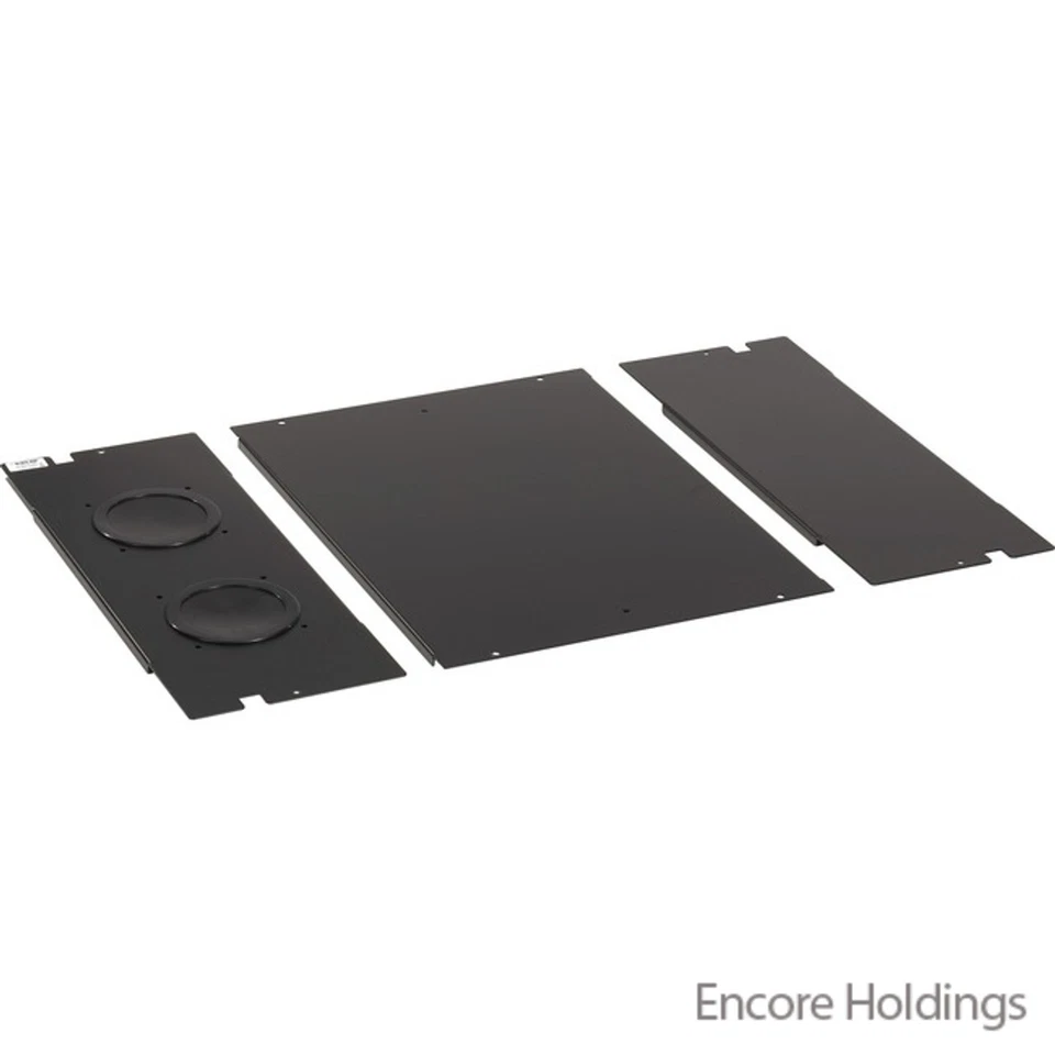 Black Box 3-piece Bottom Panel Set - Black - Steel - TAA Compliant SCBP2440 - Image 1 of 1