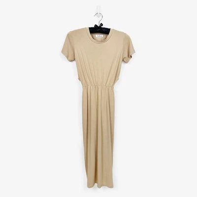 Vestido Heartloom Bosca Midi Talla S Bronceado Cierva Corte Informal Elegante Limpio Niña Verano Foto 1 de 4