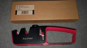 AnySharp Adjustable Angle, 2 Stage Knife & Scissors Sharpener with ComfortGrip - Picture 1 of 3