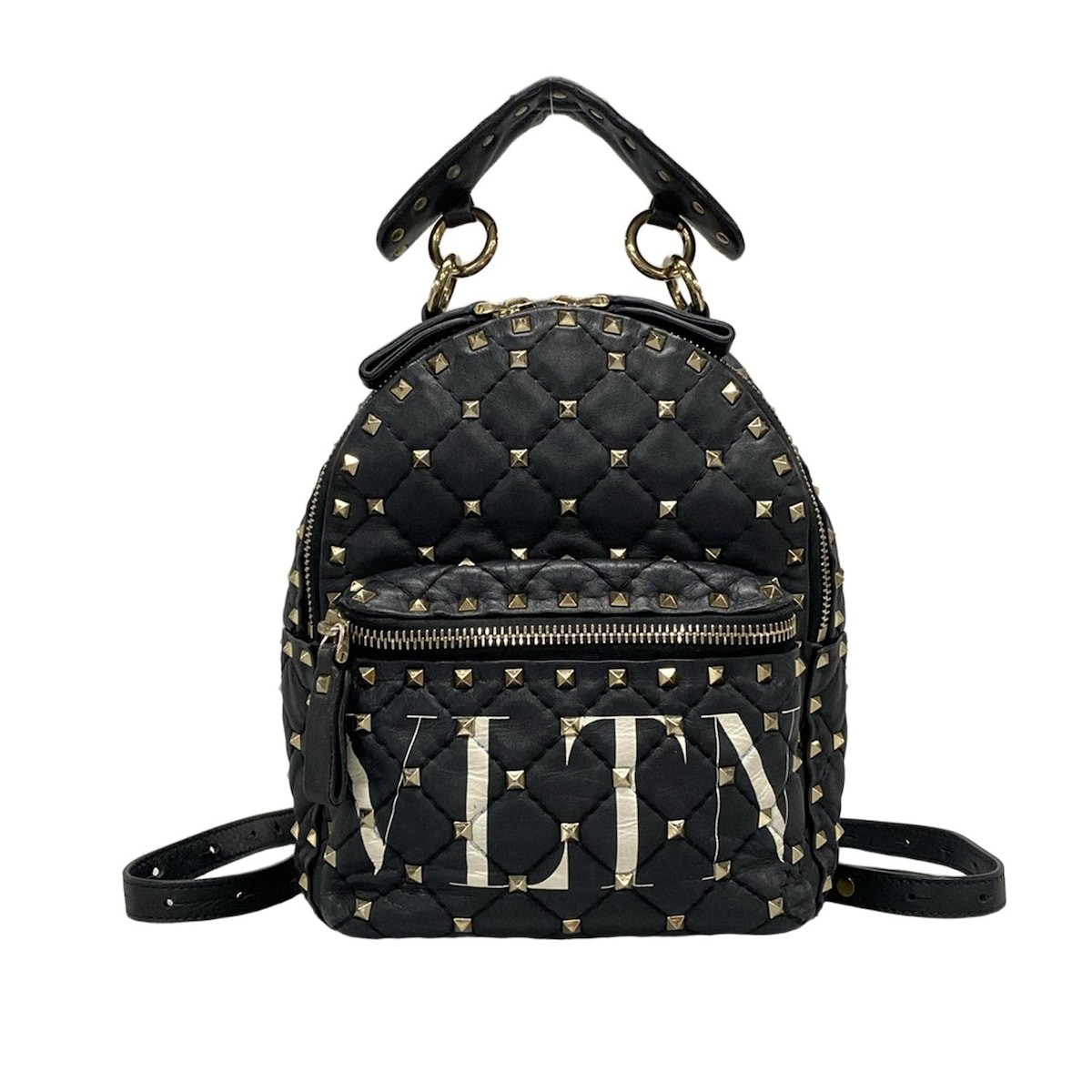 【美品】VALENTINO GARAVANI リュック レザー サークル w6 美品】VALENTINO GARAVANI リュック レザー サークル w6