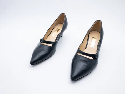 Gabor Escarpins Femmes Chaussure Talons Hauts Élégant Noir Taille 36 Eu Art - Photo 1/4