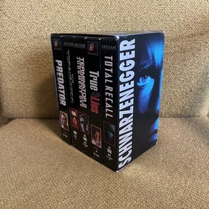Box Set Arnold Schwarzenegger 5x VHS Terminator Judgement Total Recall True Lies - Picture 1 of 10