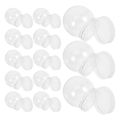  24 Pcs Globi Di Plastica Per Lavoretti Globo D'acqua Rotondo Globe - Immagine 1 di 4