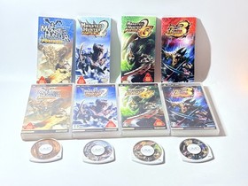 Monster Hunter Portable 1st 2nd 2ndG 3rd Set PSP Sony PlayStation Portable Game