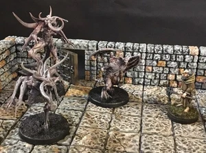 Dungeons & Dragons | 32mm Fiend Miniatur mit 2 Zoll Base | 3D gedruckt & bemalt - Bild 1 von 7