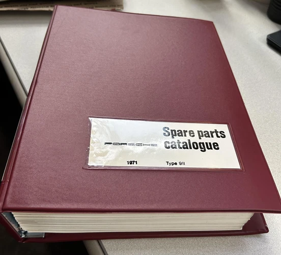 1971 保时捷 911 零件目录手册 911E 911S 911T Targa Coupe 罕见 — 第 1/1 张图片