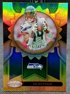 Sello de aprobación certificado 2022 bronce paralelo #ed/249 - DK Metcalf #SA-13 - Imagen 1 de 3