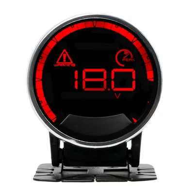 UNIVERSAL CAR ADVANCE 60MM A2 LCD DIGITAL 7COLOR VOLTAGE VOLT GAUGE 8-20V METER - Image 1 of 4