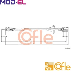 TACHO SHAFT S07123 FOR FIAT DUCATO/Van/Panorama/Bus/Platform/Chassis PEUGEOT - Picture 1 of 6