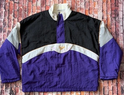 Chaqueta Anorak Pullover Puffer Media Cremallera Vintage Reebok Adulto Talla Grande Foto 1 de 4
