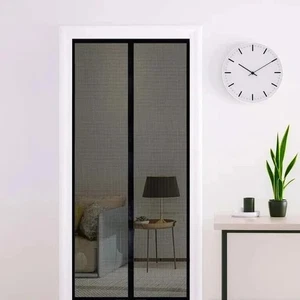 Magnetic Mesh Door Curtain Adjustable Anti Mosquito Fly Bug Insect Net Screen - Picture 1 of 20