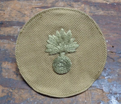 WWI vintage US Army Ordnance Department Private First Class khaki uniform patch - Image 1 of 2