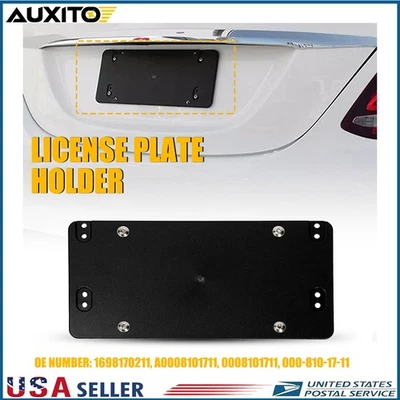 Para MERCEDES-BENZ + 10 Parafusos NovoPlaca Traseira Suporte de Etiqueta Suporte de Montagem D - Imagem 1 de 4