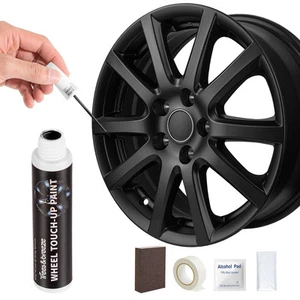 Black Rim Touch Up Paint, Car Wheel Repair Kit, Wheel Touch Up Paint Pen, Qui... - Picture 1 of 7