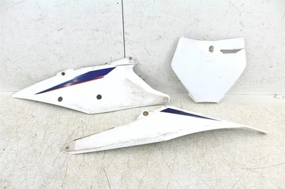 2022 KTM 250SXF Plastic Number Plates Side Panel Left Right Front - Image 1 of 4
