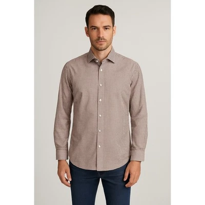 Brunello Cucinelli Men Classic Fit Button Down Shirt - 100% Cotton Size XL - Image 1 of 4