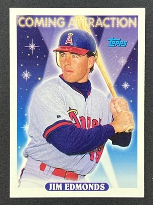 Jim Edmonds [Novato] 1993 Topps #799 California Angels Foto 1 de 3