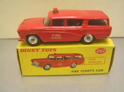 Dinky Toys 257 Nash Rambler Canadian Fire Chief's car made in England MIB - Image 1 of 4