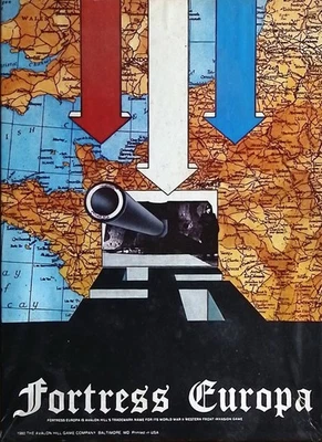 Jogos de tabuleiro Avalon Hill completos, não perfurados "Fortress Europa" e "Air Assault - Imagem 1 de 4