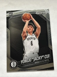 Prizm Black #202 Yongxi “Jacky” Cui RC 2024-25!!! ¡LQQK!!! - Imagen 1 de 3