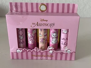 Set Of 4 Disney THE ARISTOCATS MARIE Lip Balm Set Berry Flavored Pink NEW - Picture 1 of 13