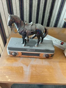 Abbotwares Standing Horse and Saddle Radio Bronze & Copper Vintage 1940's  Z477 - Picture 1 of 21