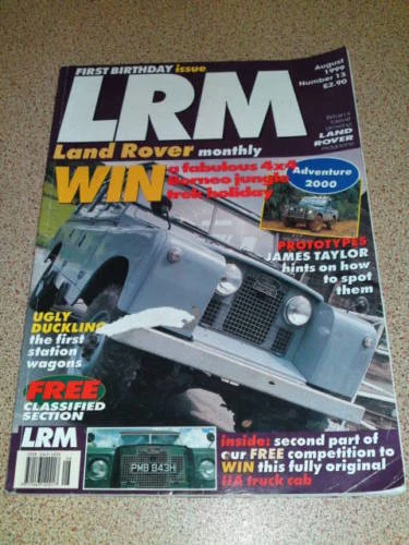LANDROVER MONTHLY - PROTOTYPES - Aug 1999 # 13 - Image 1 of 1