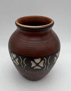 Mid Century Deutsche Keramik Vase Erdtöne - Bild 1 von 8