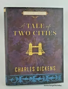 A TALE OF TWO CITIES Charles Dickens Deluxe Complete Unabridged Hardcover NEW - Picture 1 of 6