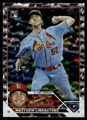 2023 TOPPS SILVER FOIL Matthew Liberatore Rookie St. Louis Cardinals #52 - Image 1 of 2