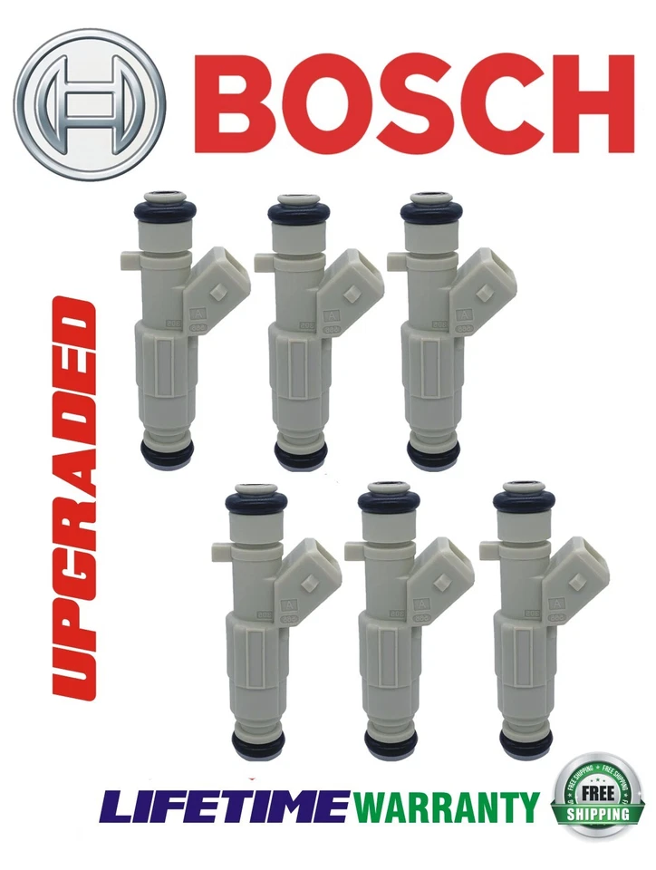 UPGRADED OEM Bosch 4 HOLE 30LB x6 Fuel Injectors for 1988-1991 Buick Oldsmobile - Image 1 of 1