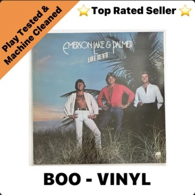 Emerson, Lake & Palmer - Love Beach Lp Vinyl Record Prog Rock VG+ / EX - Image 1 of 4