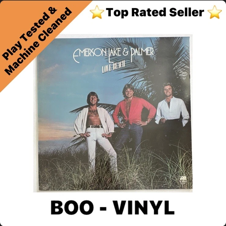 Emerson, Lake & Palmer - Love Beach Lp Vinyl Record Prog Rock VG+ / EX - Image 1 of 4