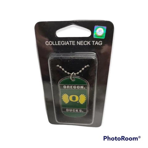 Oregon Ducks 17" dog tag Neck Tag Necklace Cover
