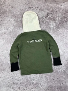 Vintage Stone Island Wool Kids Hoodie art.47165A86/4264 - Picture 1 of 10