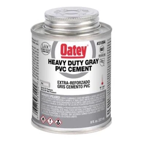 Oatey Heavy Duty Gray Cement For PVC 8 oz - Picture 1 of 2