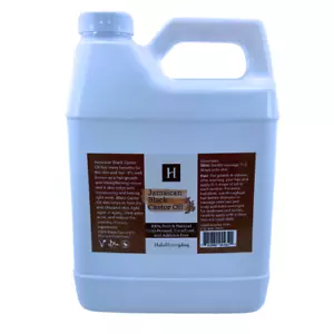 Jamaican Black Castor Oil 1 Gallon 7 lbs. - 100% Pure Natural Hair Growth Bulk - Picture 1 of 7
