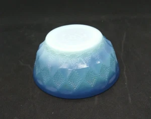 Vtg Fire King Kimberly Cereal Soup Desert Bowl Blue 5" Milk Glass USA - Picture 1 of 4