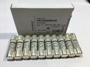 MERSEN FR14GG50V40 40A Fuse 14x51mm 500V Ferraz Shawmutt JPSF491 Pack of 1/5/10 - Picture 1 of 7