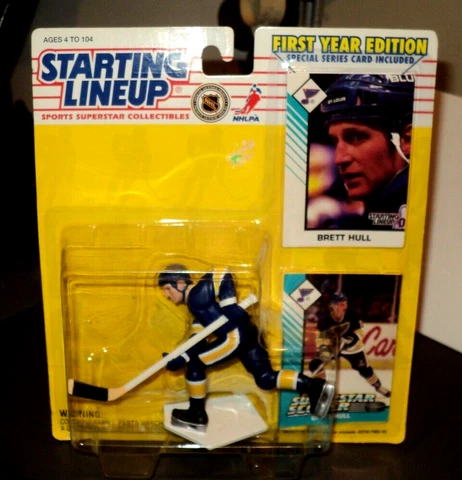 STARTING LINEUP  Brett Hull (1993, Figure) BRAND NEW: NHL Hockey St. Louis Blues Cover
