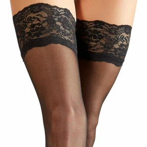 Halterlose Strümpfe S M L XL 2XL 3XL 4XL 5Xl Spitze Strapse Sexy Nylons Dessous - Bild 1 von 40