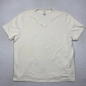 Jack Spade T Shirt Mens XL Beige Short Sleeve V Neck - Picture 1 of 11