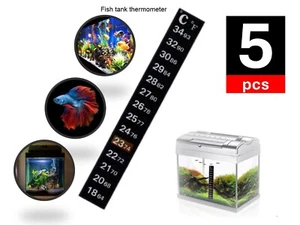5PCS Temperature Strip Stickers - No Battery, Easy Stick & Read - Picture 1 of 3